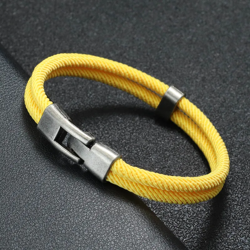 Men Macrame Rope Bracelet Vintage Festival Accessory