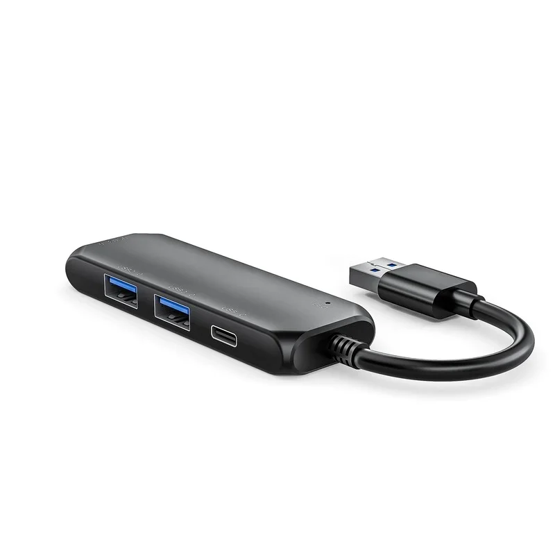 C타입 도킹 스테이션 허브 충전 허브, 허브 분배기 PD 충전, MAC 북 울트라북 컴퓨터 USB 케이블 분배기, 4 포트