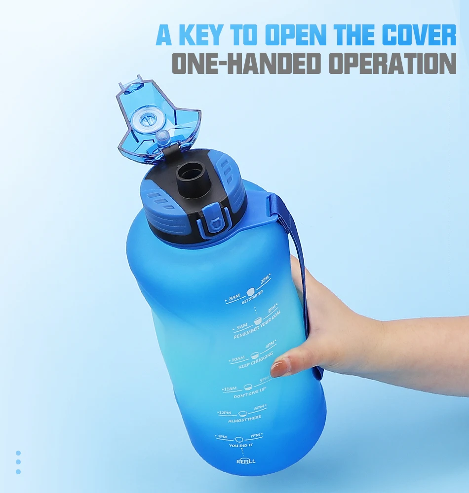 1500ML Sports Water Bottle Large Capacity Fitness With Scale Gradient Kettle Outdoor Plastic Portable Leakproof Water Bottle S0bc4b6b2a8dd42699f1218b9e6064a6dl
