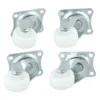 Parts Swivel Casters 250G 4/12pcs Bearing Wheels Mount Ball Stroller Wheel White/silver With Rubber Warehouses 3