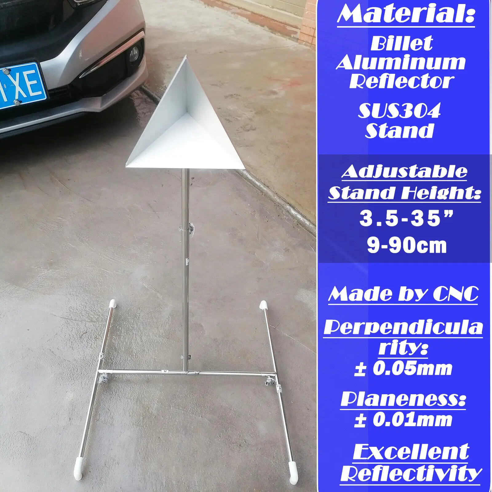 Radar Aiming Reflector Target ADAS Calibration Tool For Honda Toyota ...