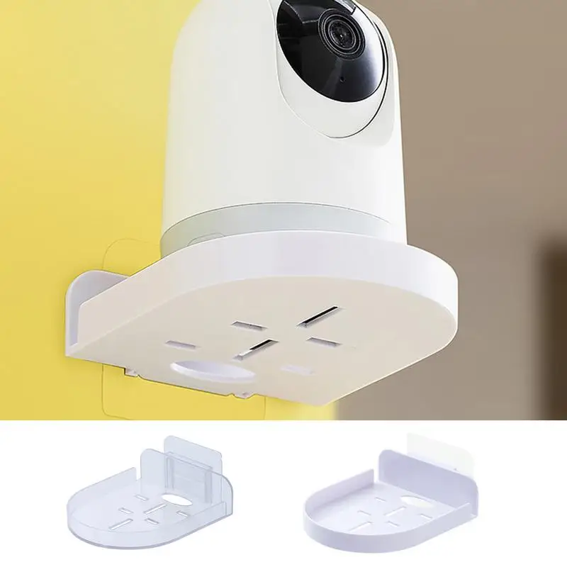 Indoor Camera Wall Shelf Monitor Wall Mount Small Floating Shelf Security Cameras Adhesive No Drill Camera For
