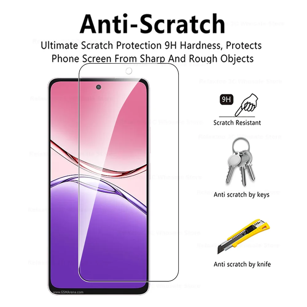 Premium Tempered Glass Screen Protector - 2 Pack, Shatter-Resistant Protective Film