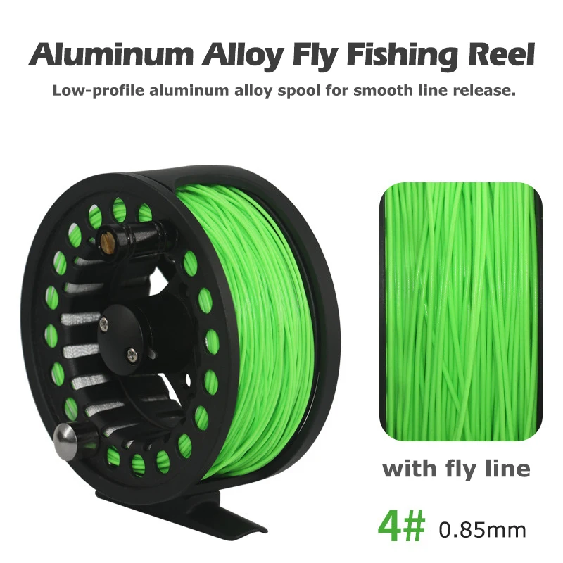 9' Fly Fishing Rod Reel Combo with Lure Line Carry Bag 20 Flies