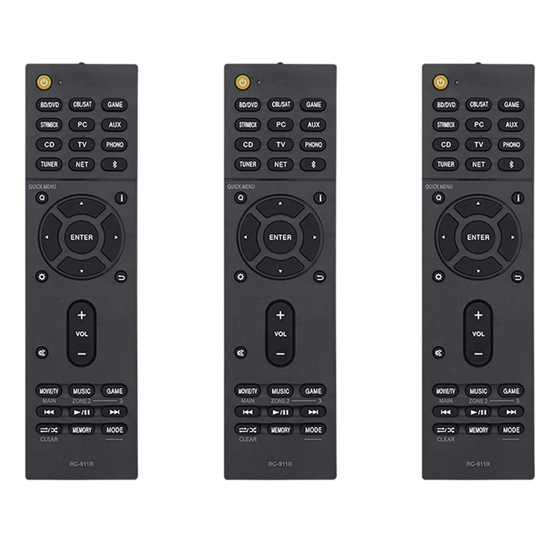 

3x фото пульт дистанционного управления для Onkyo RC-911R TX-NR575 TX-NR585 AV ресивер аудио/видео плеер дистанционное управление