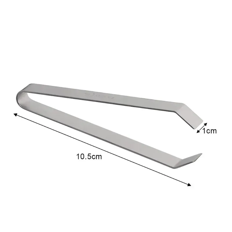 Stainless Steel Fish Bone Tweezers Chicken Feather Pig Hair Puller Remover Tong Seafood Salmon Bone Clip Kitchen Gadgets Fish Bone Tweezers 1/5PCS