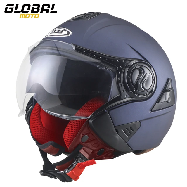 Casco De Moto Hombre Casco Integral Doble Lente Motocross