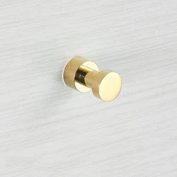 Elegant Brass Robe and Towel Hook - Versatile Decorative Hanger (Gold)