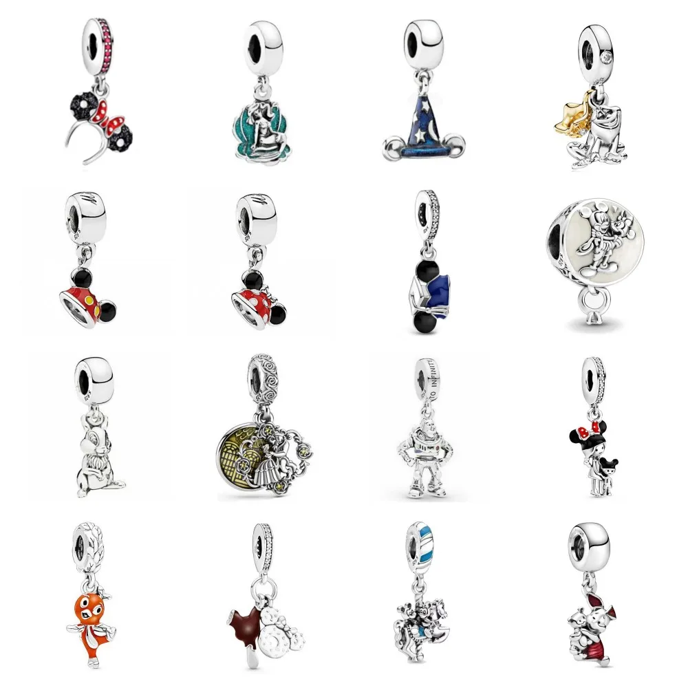 Animal Charm Jewelry 925 Sterling Silver Plated Colorful Ballon Fish Pendant Diy Bead for Women