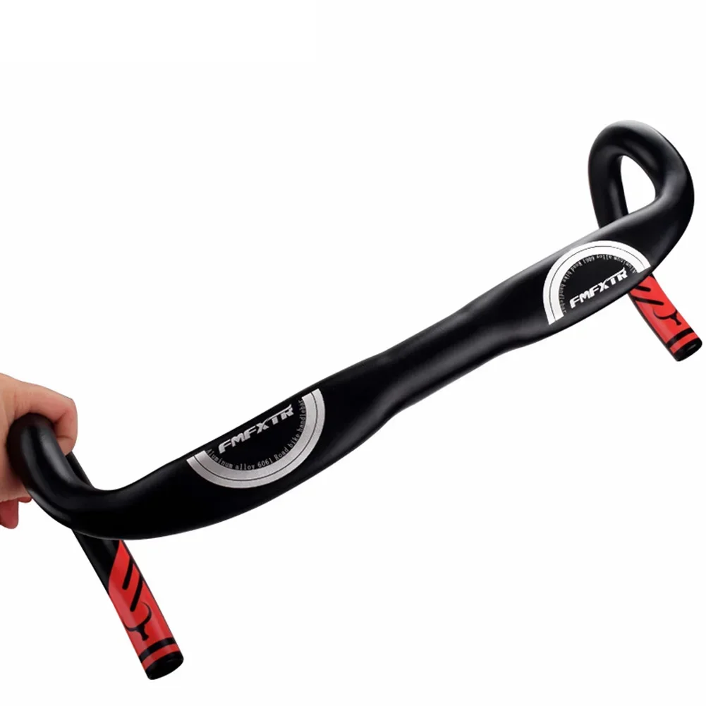 Road Bike Handlebar Aluminum Alloy Lightweight Reduce Resistance Bent Bar Strengthen Drop Bar 31.8mm Cycling Accessory