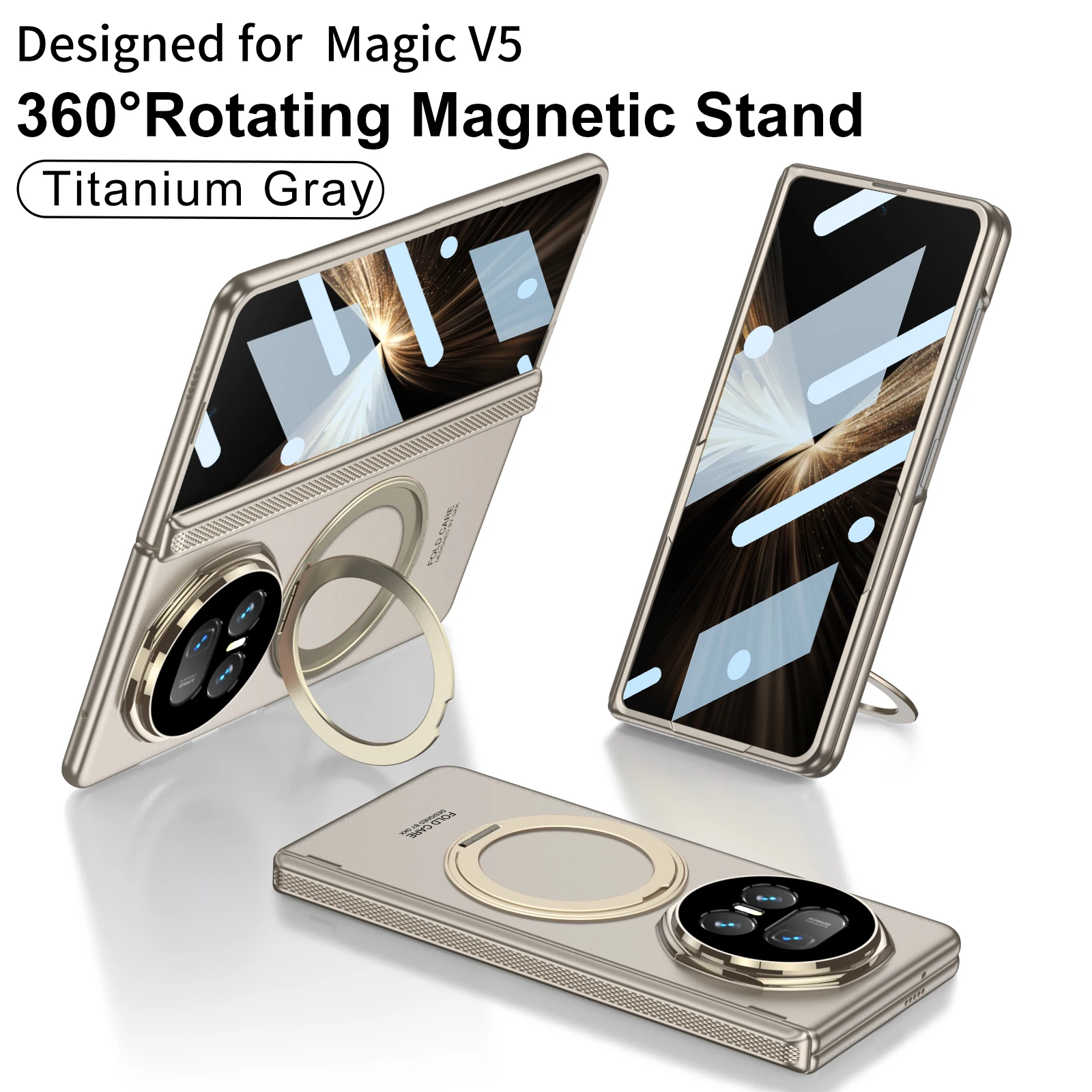 Stylish 360° Protective Phone Case with Tempered Glass and MagSafe Compatibility