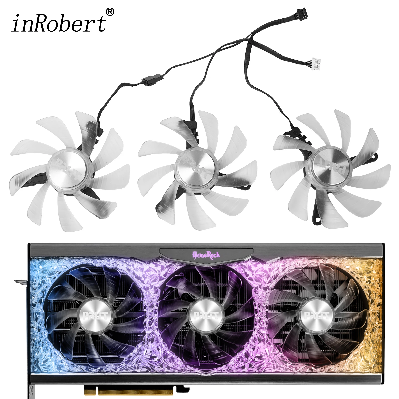 Sostituzione Ventola Di Raffreddamento A 4 Pin Da 90Mm Per Palit Rtx 3090 3080 3070 Gamerock Rtx3090 3080 3070 Ti Gamerock Gpu Ventola Di Raffreddamen