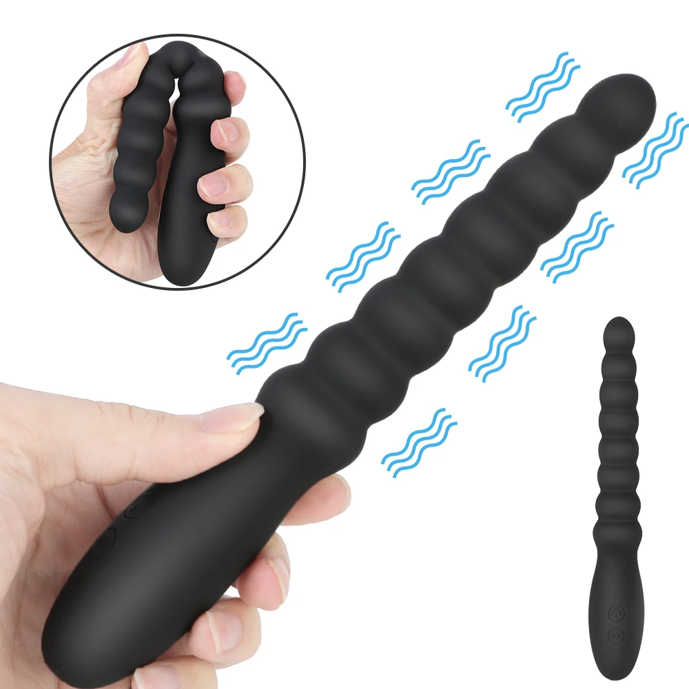 10 Speed Dual Motor Vibrator Butt Plug Silicone Anal Dildo Vibrating Anal Bead G Spot Massage Sex Toys For Women Men Couples female sex toys anal plug vibrator vibrator sex toy dildo sex toys
