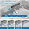 Tankless Smart Toilet with Warm Water Sprayer Dryer One Piece Bidet Toilet with Foot Sensor Operation Heated Bidet Seat 6