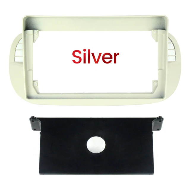 9 ''Android Big Screen Kit Maschera Fascia Frame Line Autoradio Fascas Frame Cavo Di Alimentazione Con Canbus Box Per Fiat 500 2007-2015