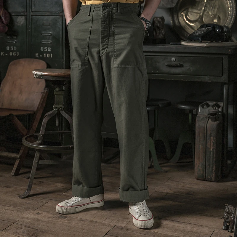 ジダン　70s US ARMY Baker pants OG-107 U.S. Military - OG-107 Baker Pants – Rugged Road & Co.