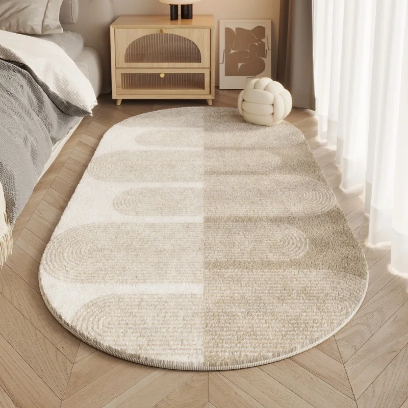 Minimalist Bedroom Plush Carpet Soft Fluffy Washable Floor Mat_voghion.com