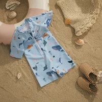 Ma&Baby 0-4Y Toddler Infant Baby Kid Boy Girl Swimsuit Zipper Swimwear Summer Beachwear Bathing Suit 2