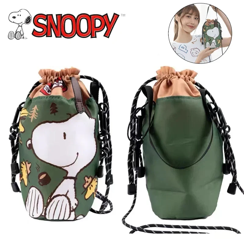 Snoopy Cartoon Portable Sport Water Bottle Cover Milk Tea Water Bottle Manicotto Protettivo Portatile Accessori Da Campeggio All'Aperto