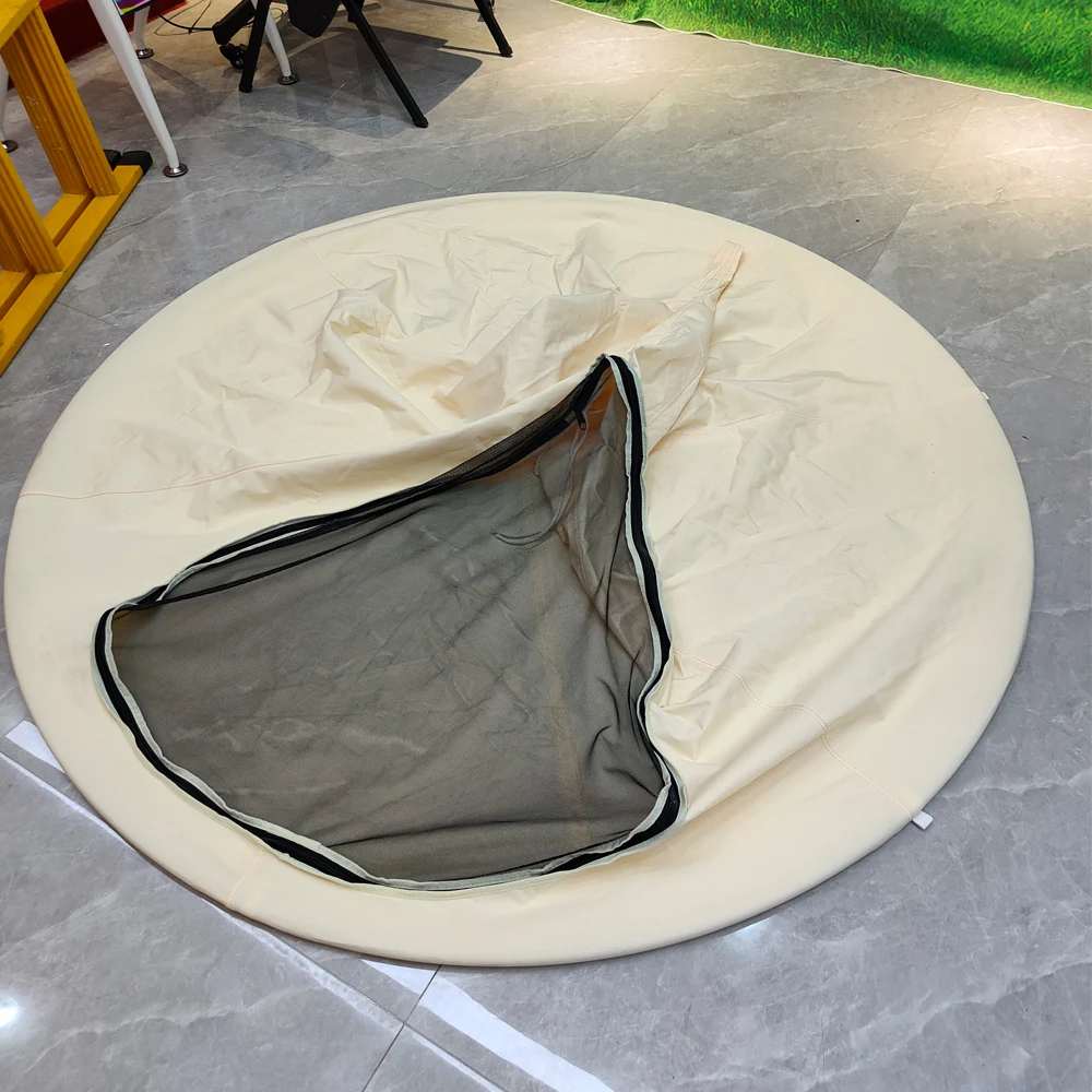 180CM Outdoor Camping Leisure with Mosquito Net and Door Hanging Sofa Tent Butterfly Swing Hammock Hanging Chair Slightly Waterp