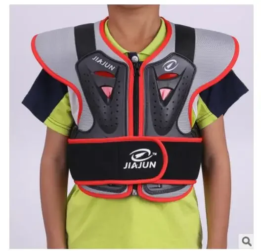 Child Body Protector armor Motorcycle jackets Motocross back shield sleeveless vest Spine Chest Protective gears Jacket