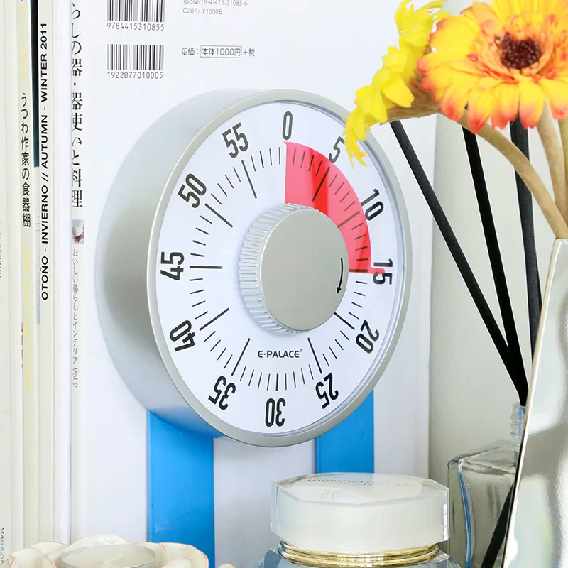 

Large Screen Kitchen Timer Magnetic Mechanical Reminder Management Countdown Tomato Clock with a Magnet Large Display Shipping