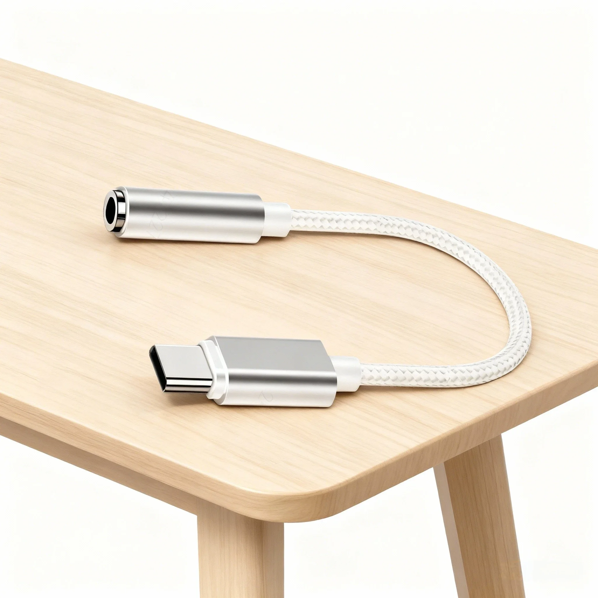USB Type-C to 3.5mm Aux Audio Adapter Cable Converter