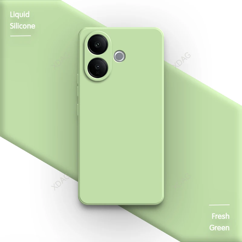 Premium Silicone Phone Case with Camera Protection – Fashionable High-Quality Back Cover