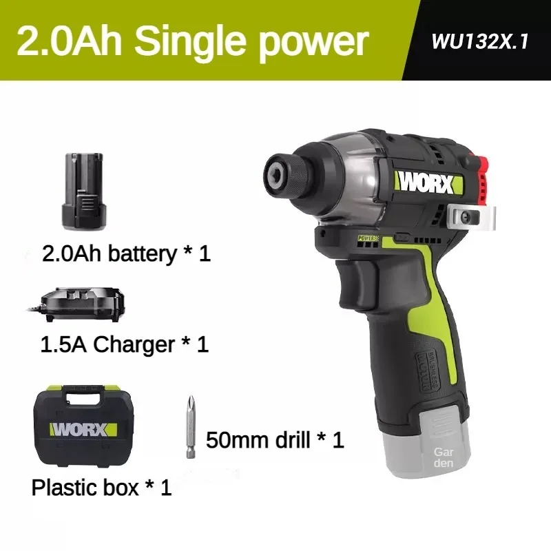 WORX WU132 WU132X Cordless Impact Screwdriver 320W 160Nm 12v