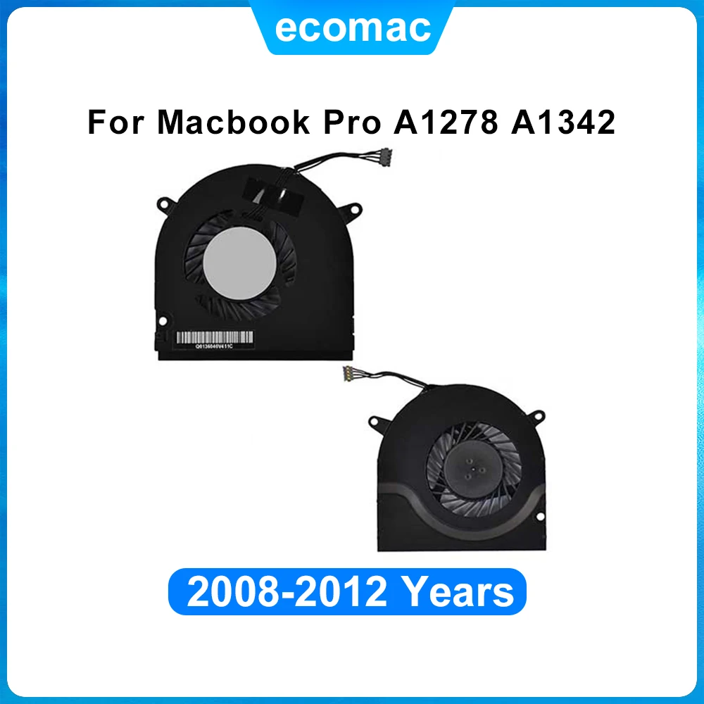 Best Laptop Cooler CPU Cooling Left And Right Fans For Macbook Pro A1278 A1342 2008-2012 Years Repair Replacement Set