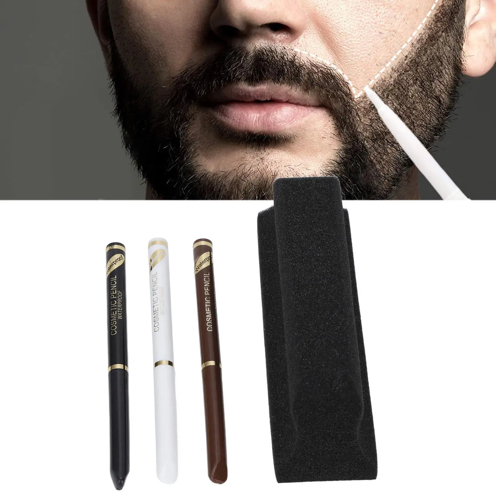 Beard Cleaning Sponge for Salon Use-Hair Trimmings Removal, for bath Tub Cleaning Tool