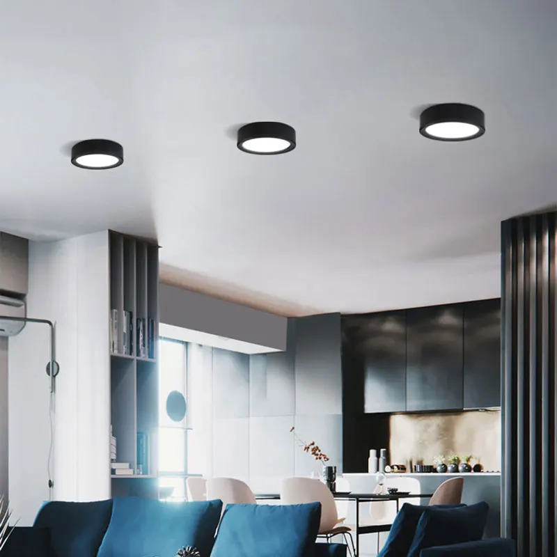 220V IP67 Ultrathin Surface Mounted IP65 Outdoor Waterproof LED Downlight Dimmable Kitchen Ceiling Lamp 7W 9W 12W 15W 18W Light led ceiling light led downlight