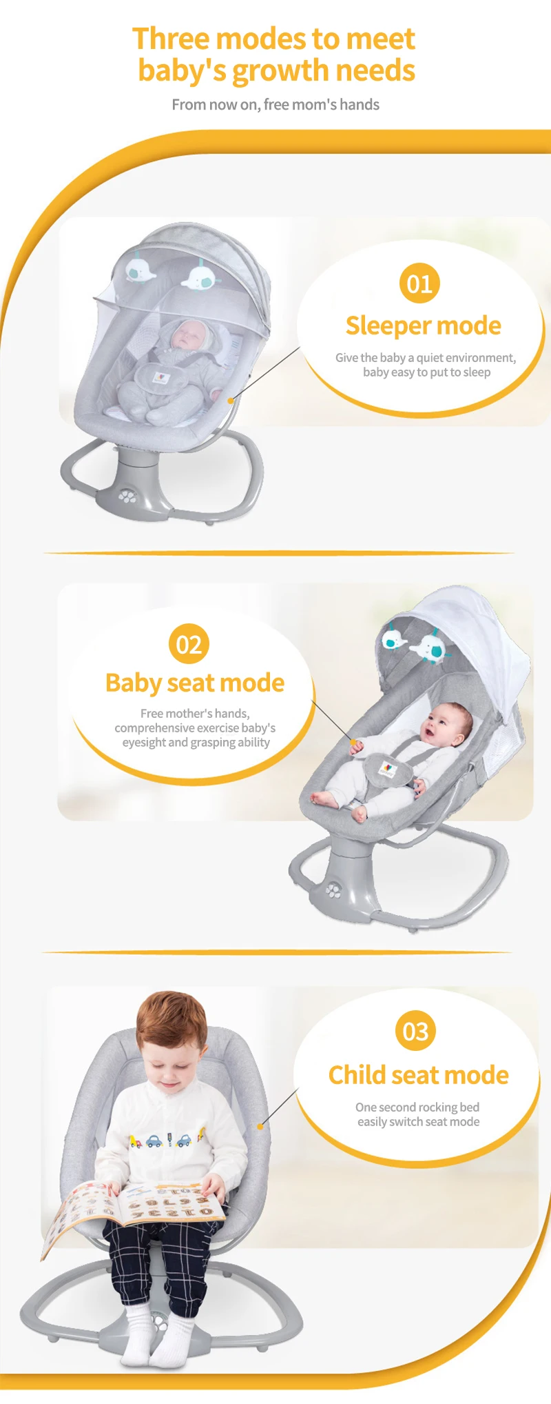 cadeira de balanço para bebê