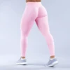 Pantalons de yoga à haute élasticité sans couture, pantalons de fitness à séchage rapide pour le running, effet push-up, leggings de sport actifs pour le yoga