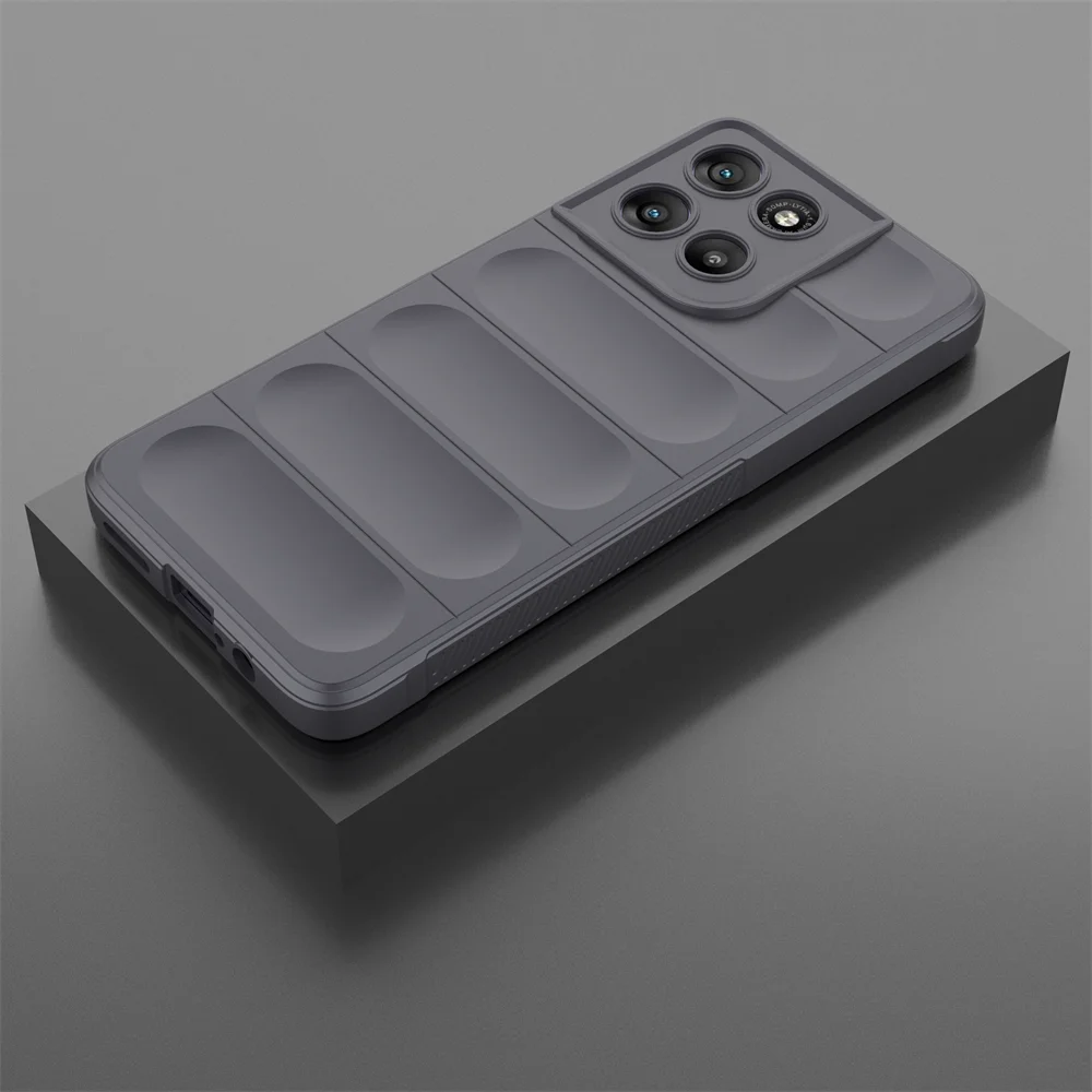 Enhanced Airbag Cushion Rubber Back Case with Rugged Armor Silicone Protection