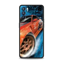 Sleek Sports Car Drift Design Phone Case - Soft TPU Cover for Oppo A54 5G (A1)