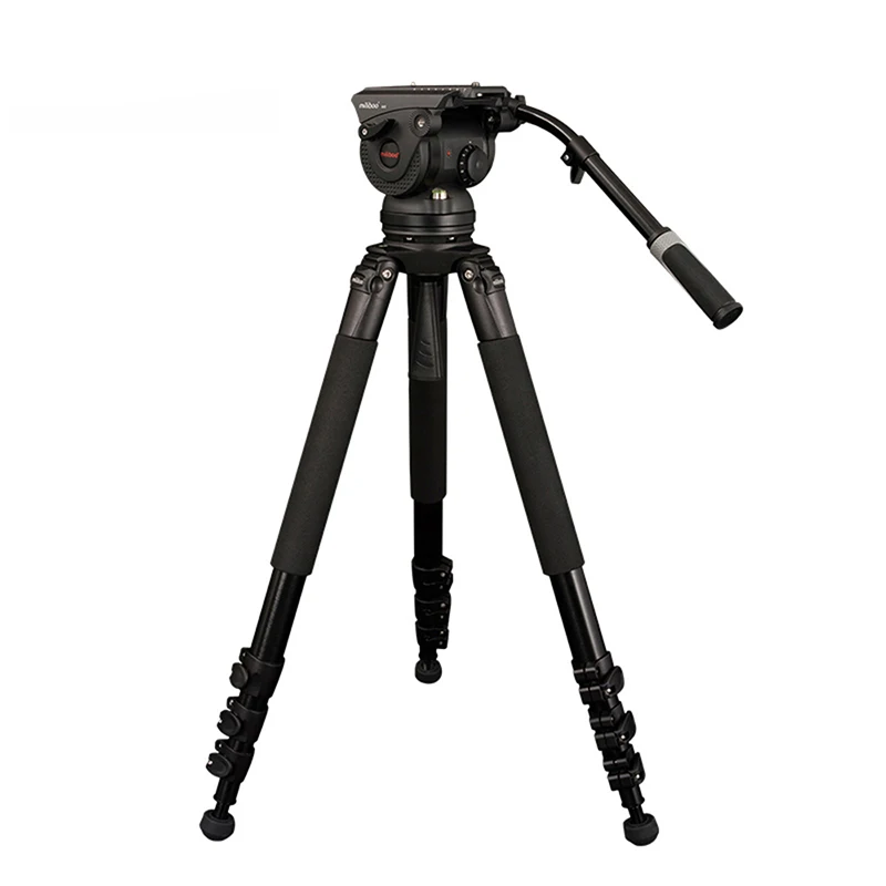 Miliboo 전문 방송 영화 비디오 삼각대, 유체 헤드 하중 18kg, 카메라 및 DSLR 캠코더 스탠드, M8L