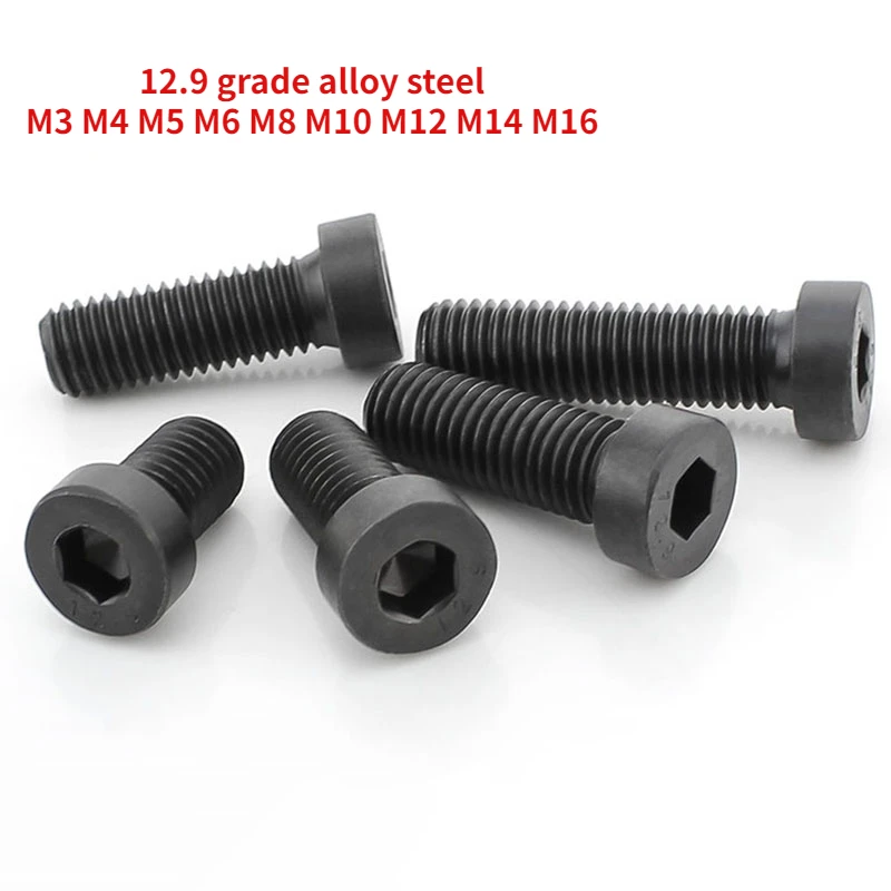 25 Viti E Dadi Per Culla - M6 X 80 Mm, Nero, Testa Esagonale - Foto 7