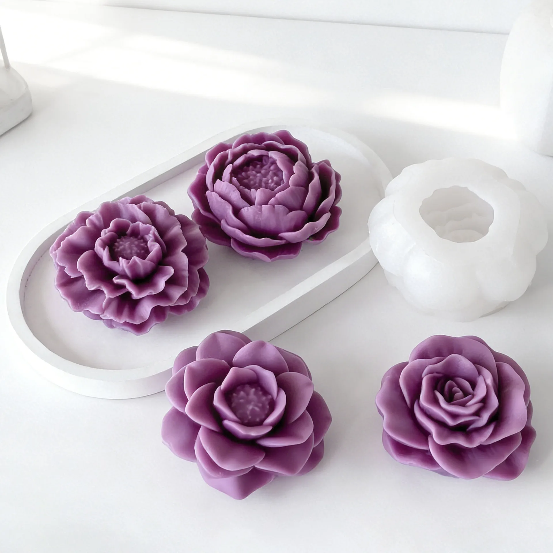Floral Silicone Craft Mold 6