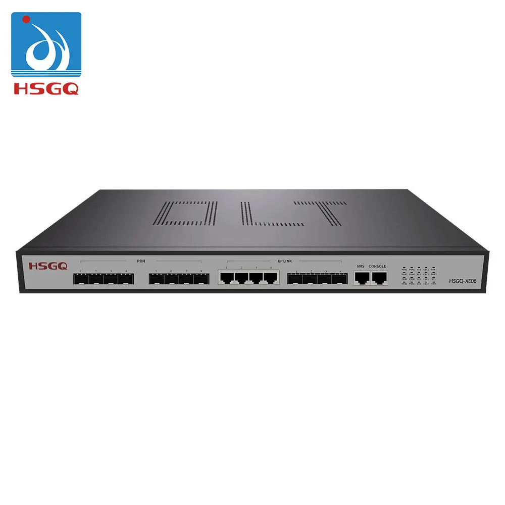 

HSGQ XE08 20 км ftth 10G EPON OLT 8 Порт OLT с 10G sfp + uplink 8 Порт EPON OLT совместим с HUAWEI ZTE ONU