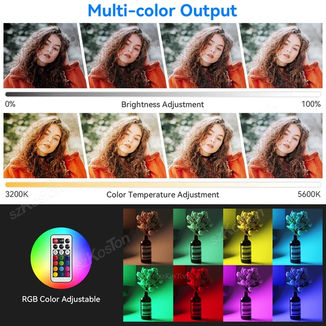 40/50W 강력하고 다재다능한 RGB 조명 키트