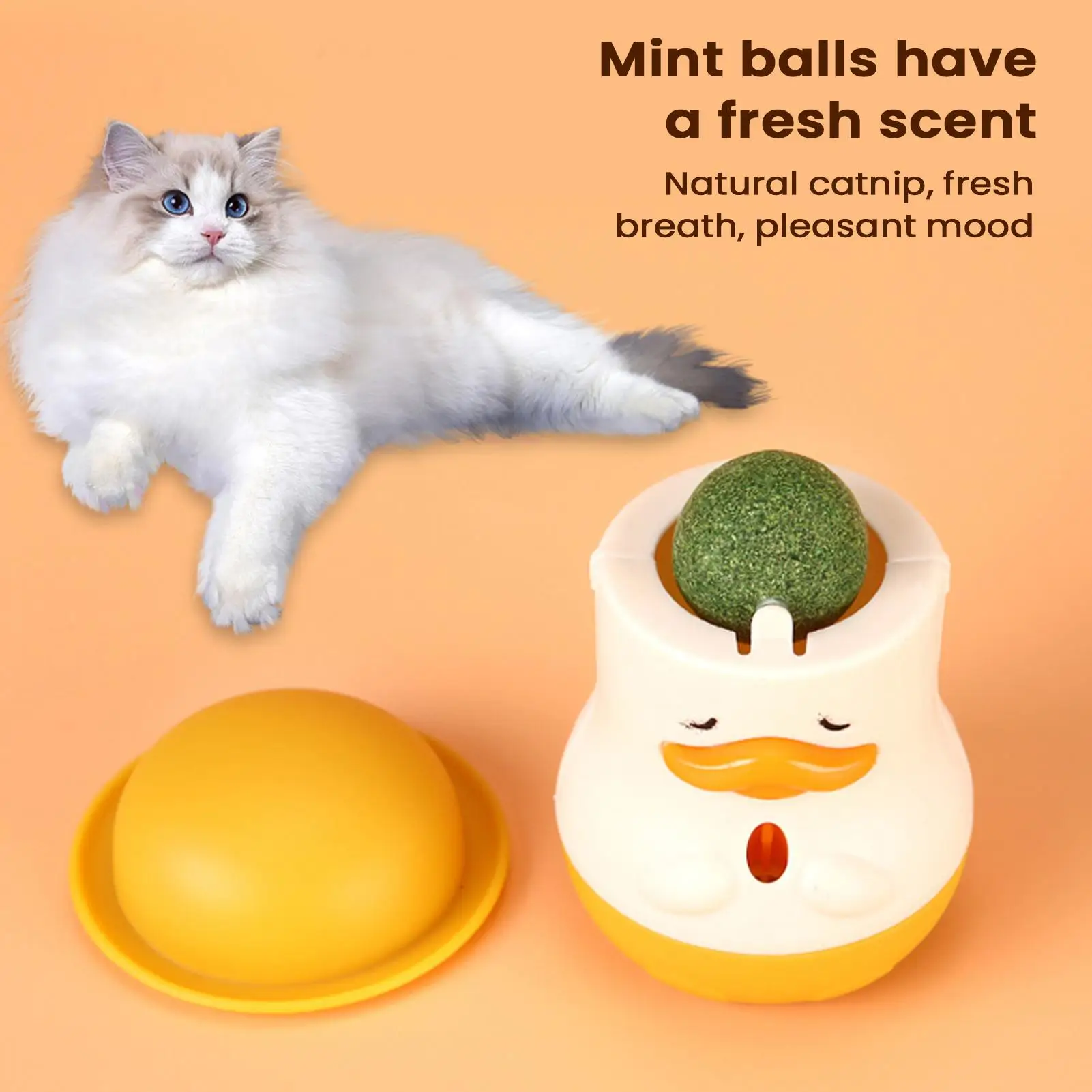 Interactive Cat Toy Rotating 2 Modes Self-Play Toys For Cats For Home Couch Corner Furniture Floor Travel Play Enrichment