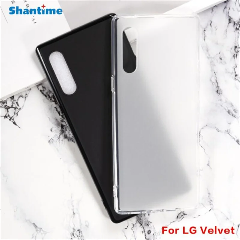 Custodia Morbida In Tpu Nero Per Lg Cover Posteriore In Velluto Custodia Trasparente Antiurto Per Lg Velvet 4G 5G Custodia In Silicone Lg Velvet 5G Uw