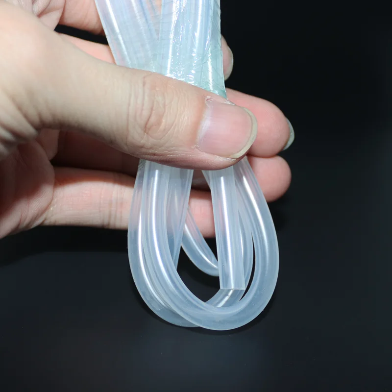 1/5M Food Grade Pipe Silicone Rubber Aquarium Pump Hose Transparent Flexible Tube 2 4 5 6 7 8 9 10 12 14mm Clear-silicone tube,rubber hose,rubber tube,rubber tubing