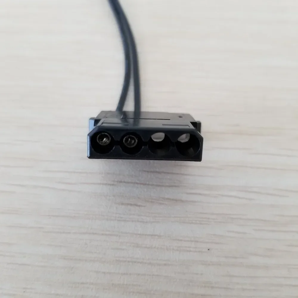 D-Type IDE 4Pin Female to 3Pin Male Cooling Fan Transfer Power Cable Adapter 22AWG 10CM