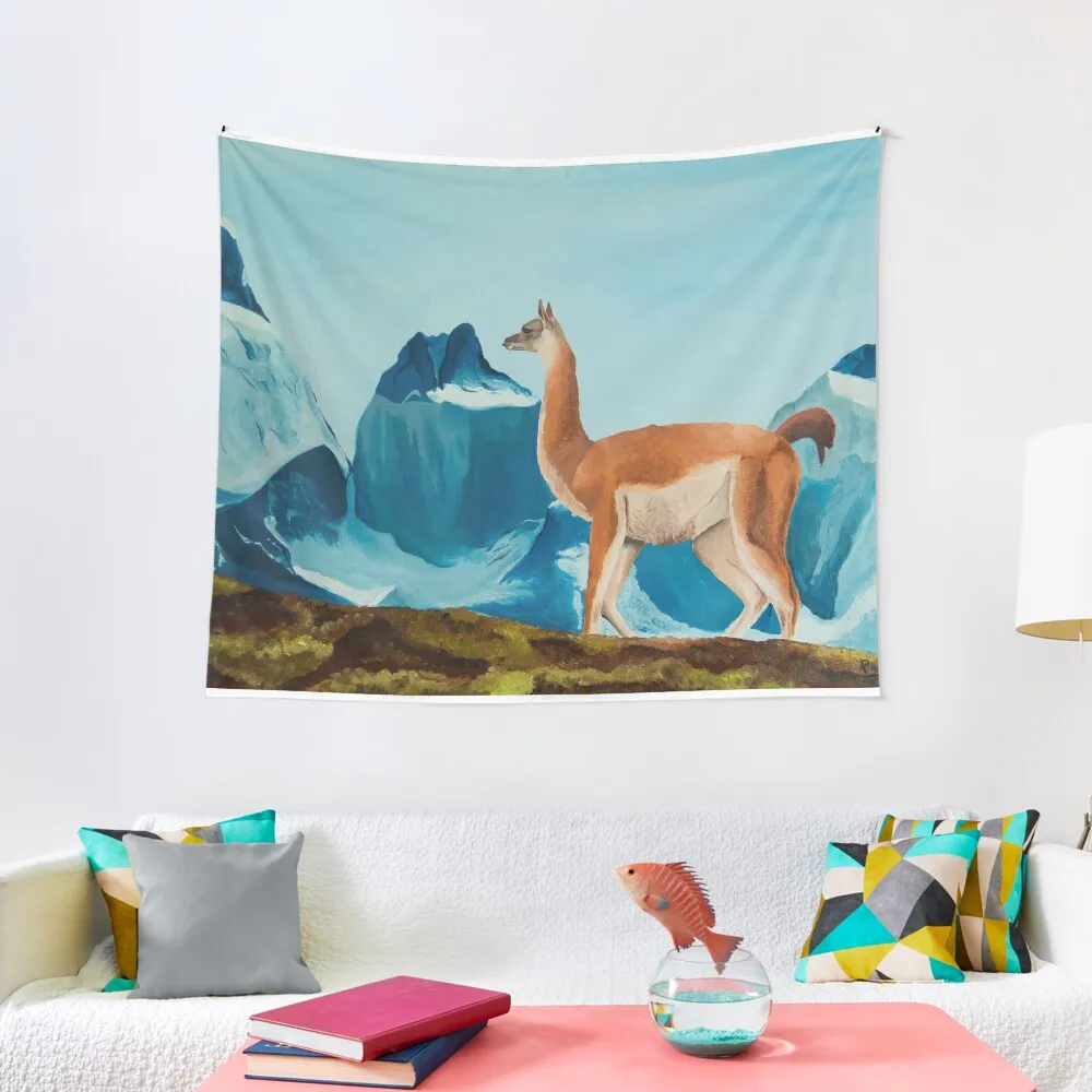 

Guanaco South American Painting Tapestry Wallpapers Home Decor