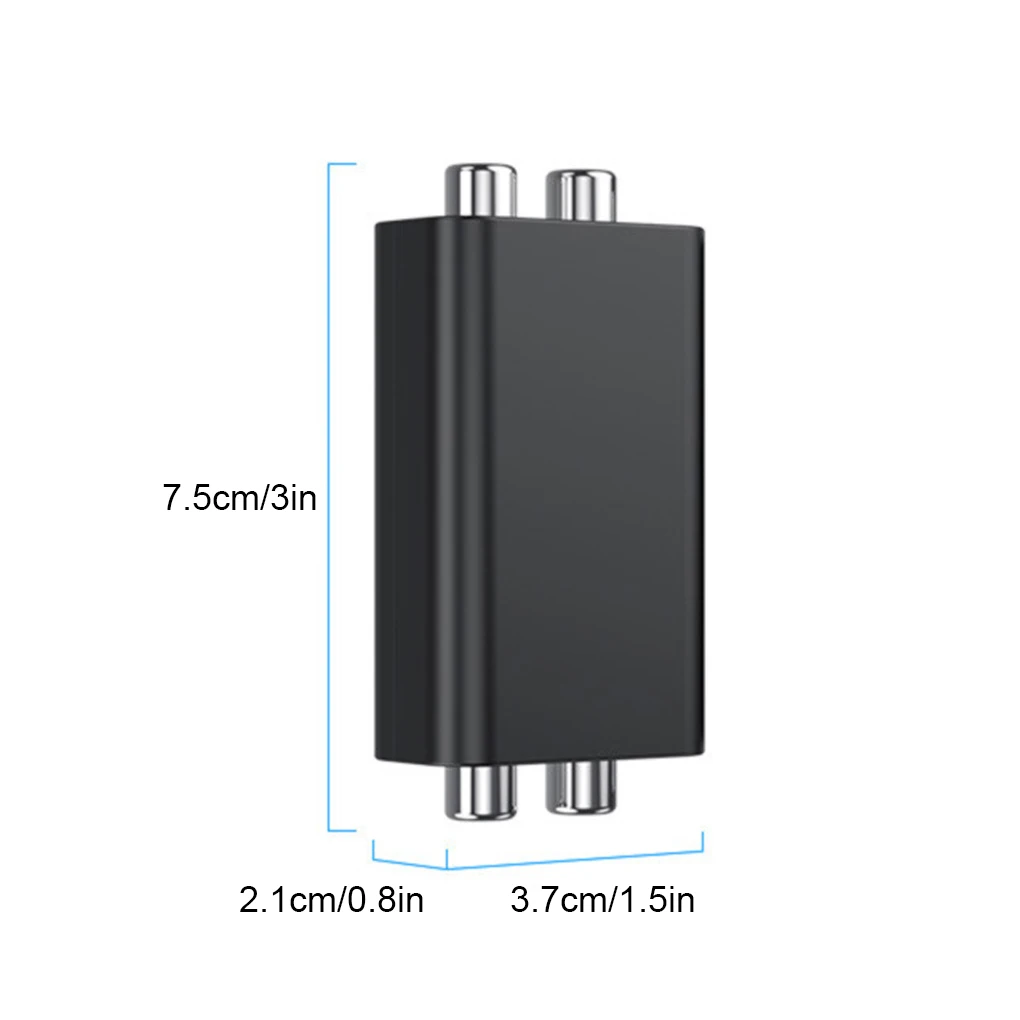 Humming Hissing RCA Aux System Hum Noise Suppressor Noise Isolator Car Audio Isolato Buzzing Filter Eliminate