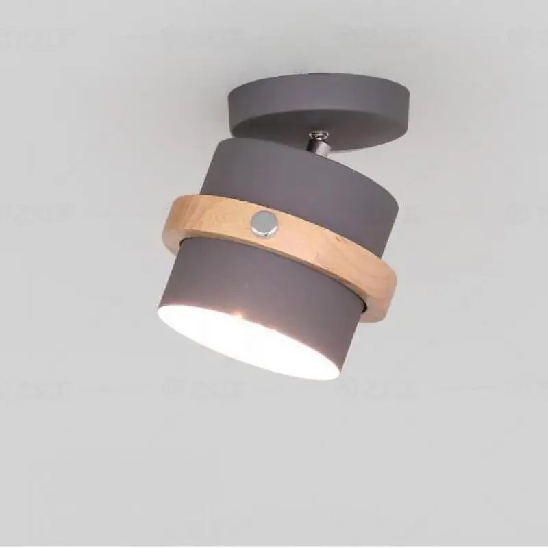Ceiling Light Nordic Simple Kitchen Led Lighting Solid Wood Passage Lighting Roof Colour Corridor Ceiling Lamp image_2