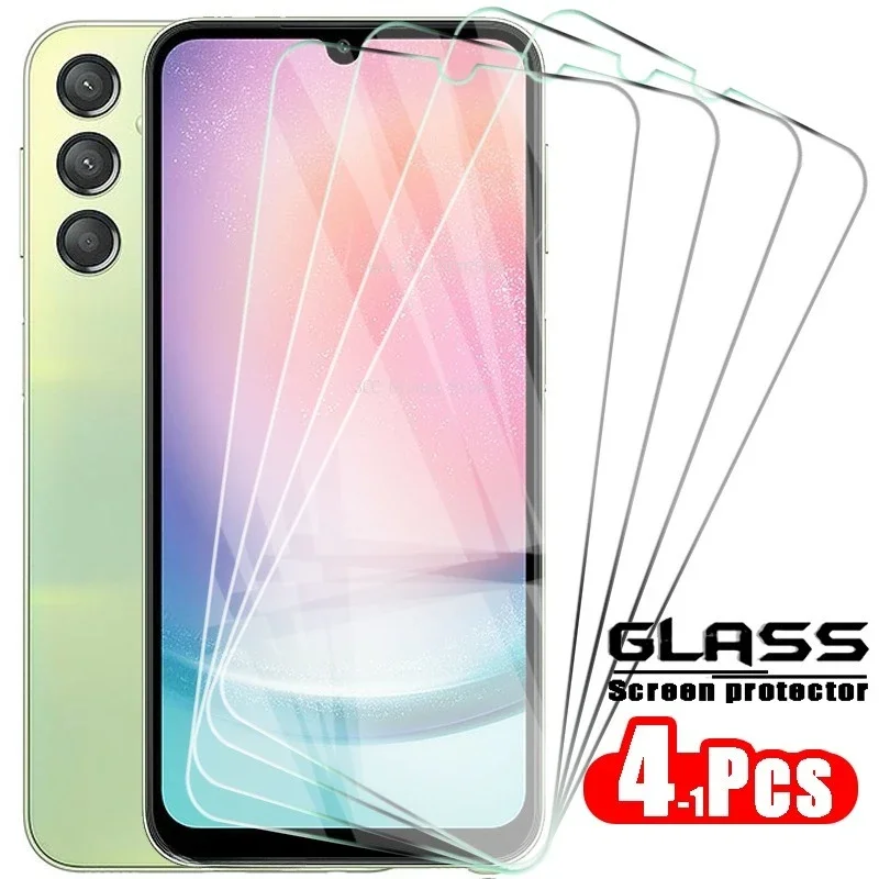 

4 шт. Защитное стекло для Samsung Galaxy A24 4G Защитная пленка для экрана A54 A34 A14 A04 M54 M34 M14 M04 A M 13 23 33 53 73