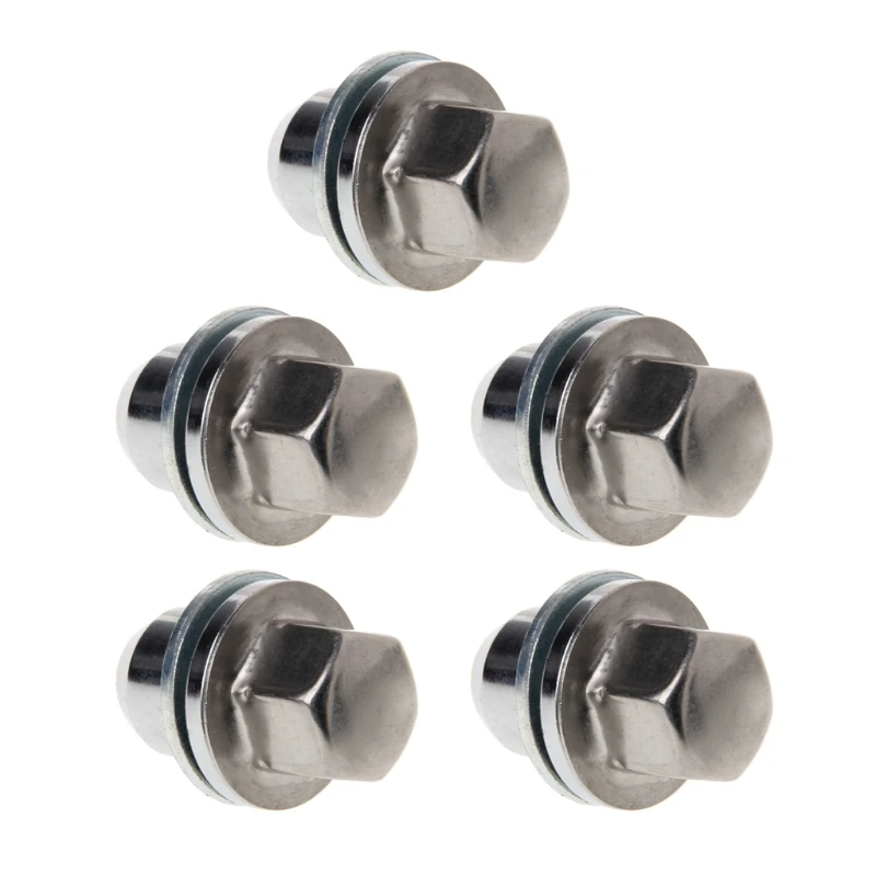 5Pcs Vehicle Wheel Bolt Nut Replacement LR068126 Adapter for  Discovery 3 4 5 Range Rover Sport